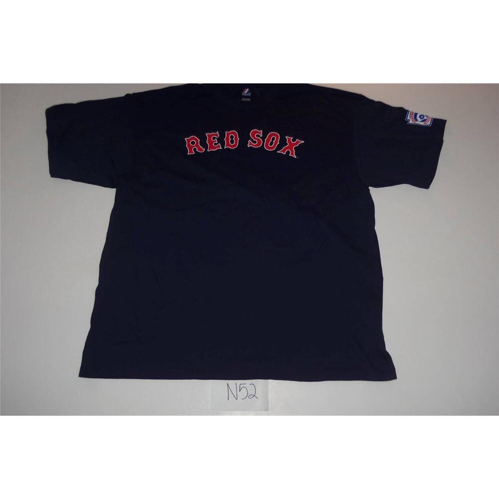 Red Sox TShirt Size 2XL Little League Baseball Majestic -0314N52